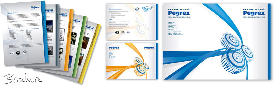 Pegrex required specific target sector inserts and a generic folder design.